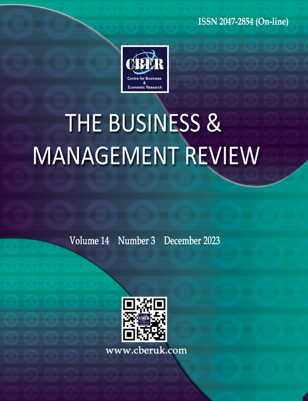 The Business and Management Review, Volume 14 Number 3