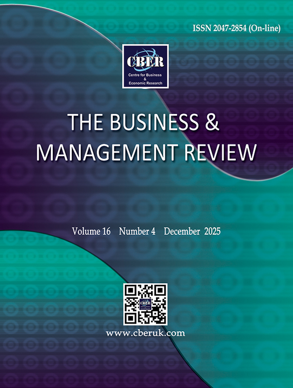 The Business and Management Review, Volume 16 Number 4